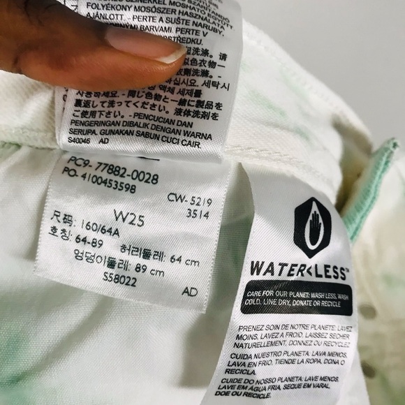 Levi’s Premium Tie Dye Deconstructed Skirt - Picture 8 of 8